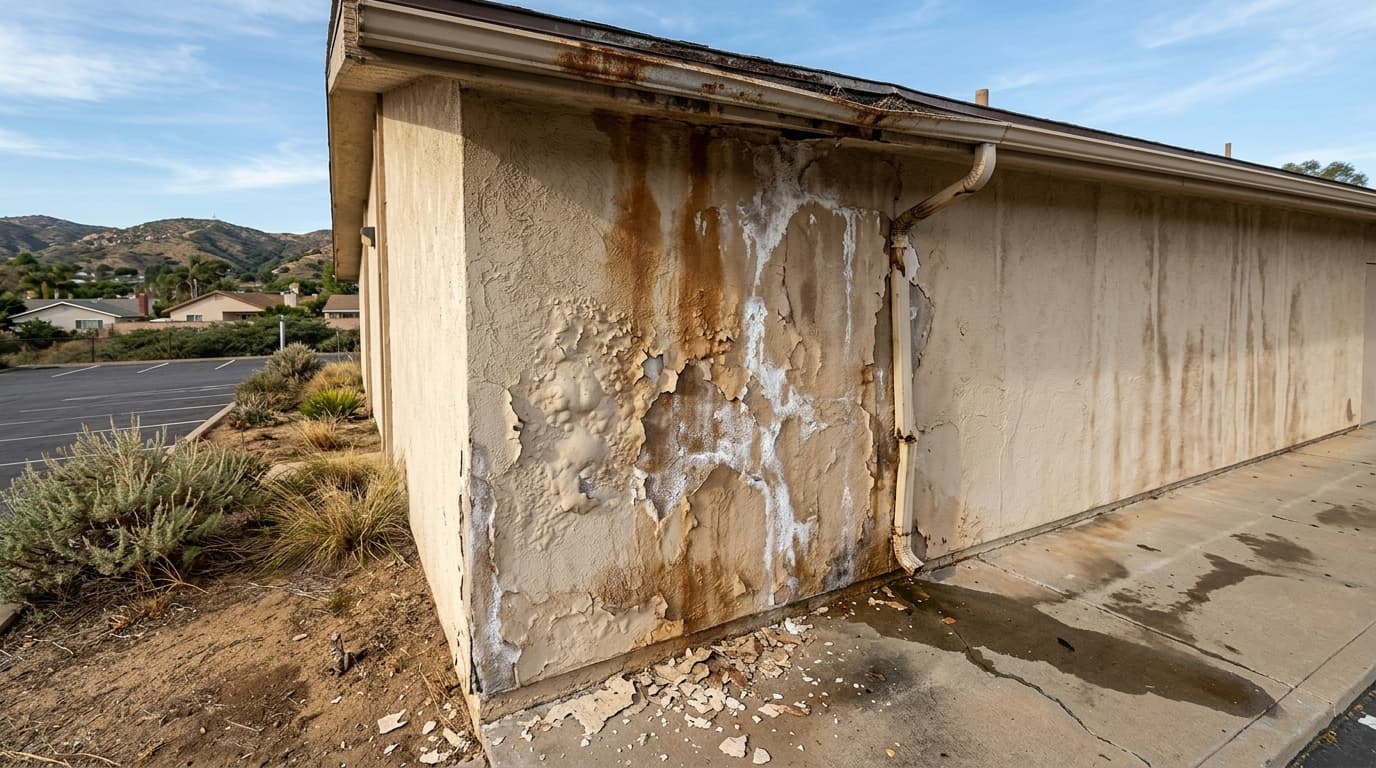What should I know about water intrusion or moisture evidence?