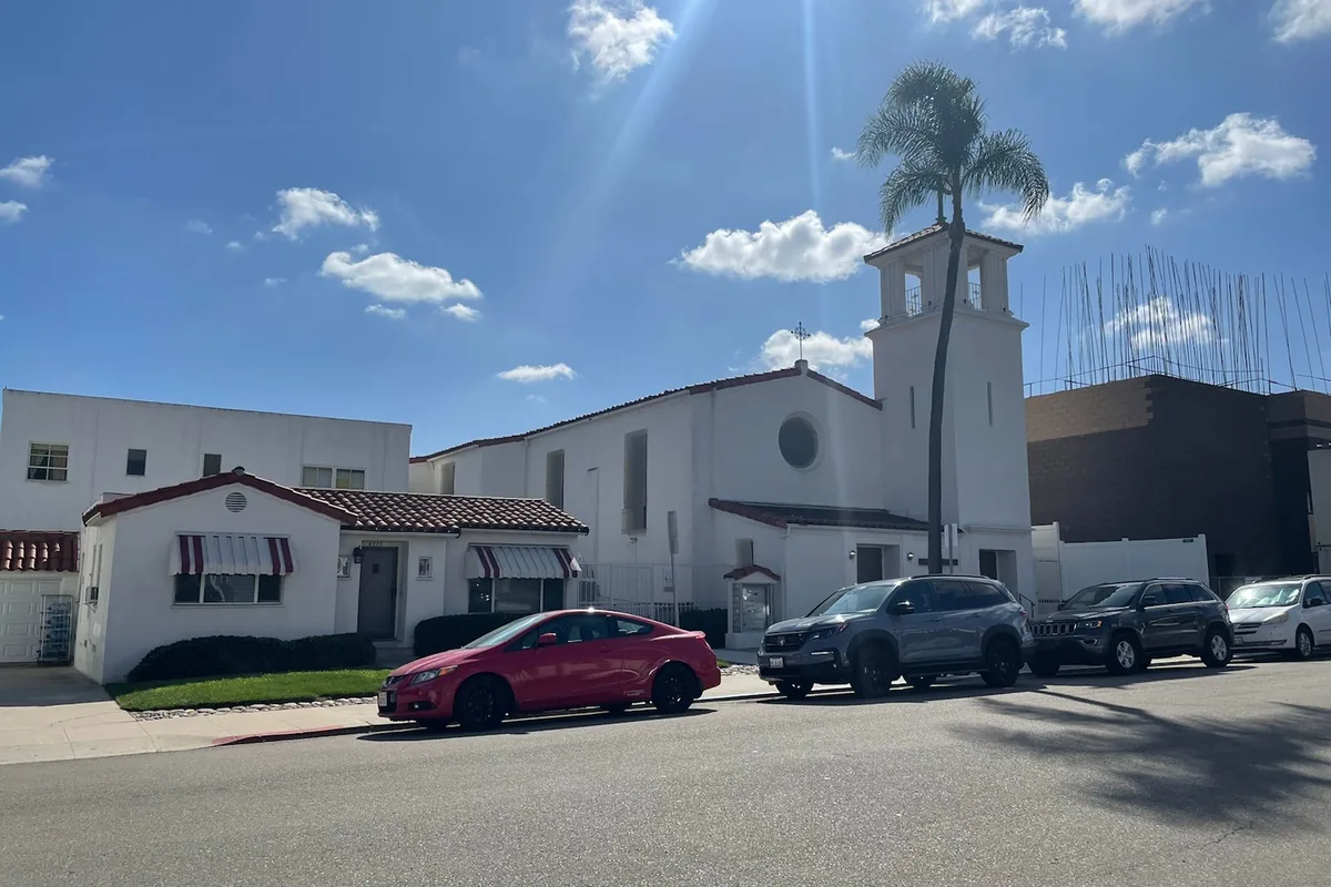 Good Shepherd Evangelical Lutheran Church after restoration painting, a Tony's Painting job in San Diego County