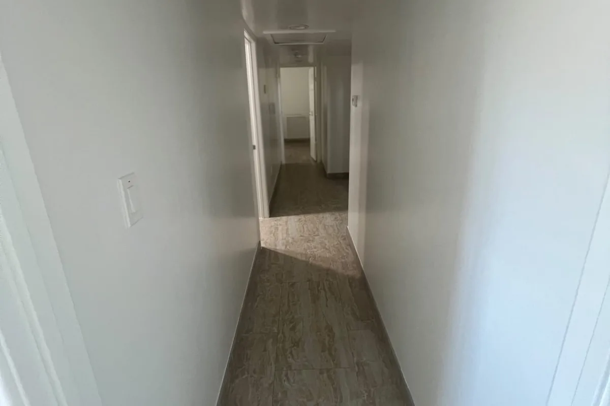 Hallway walls, ceiling and doors repainted, a Tony's Painting job in San Diego County
